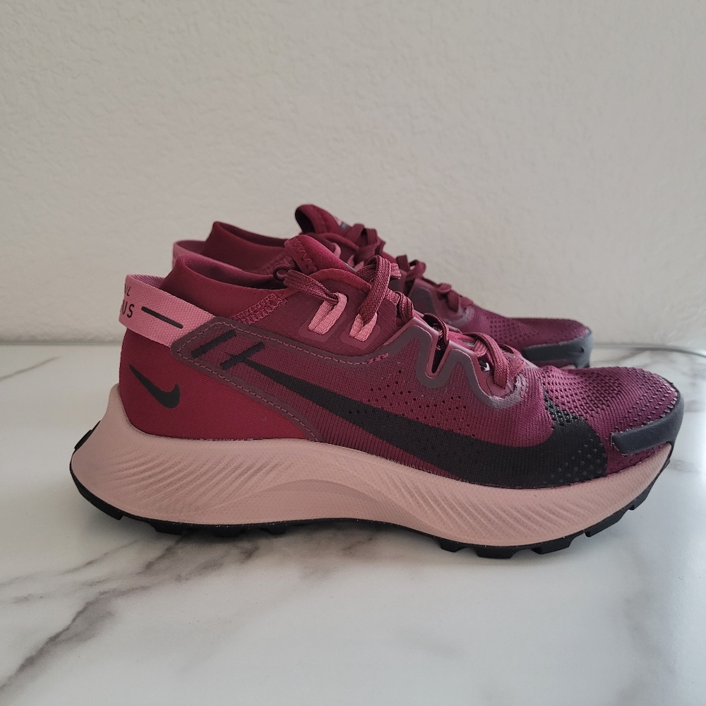 Nike Pegasus Trail 2 Athletic Shoes Womens 5 Beetroot Black CK4309-600 NWOT
